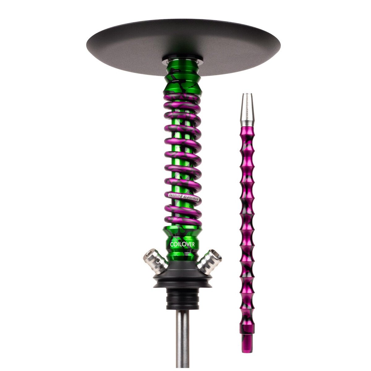 Mamay Coilovers Mini Anod Green-Purple Splash Hookah