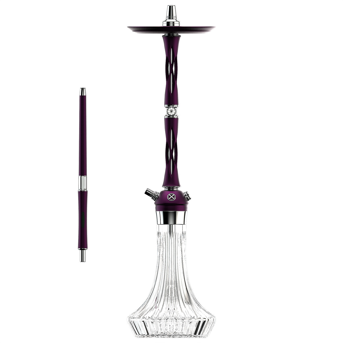 Blade Hookah LE2 Purple Silver Hookah