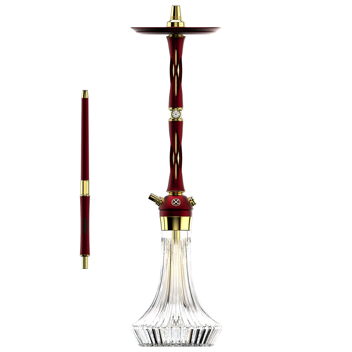 Blade Hookah LE2 Red Gold Hookah