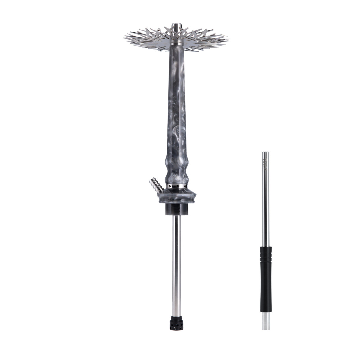 Tiaga Astra Crystal Silver Hookah