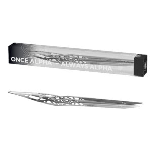 Alpha Hookah Ray Silver Tongs
