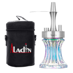 Aladin 2GO Steel Shiny Clear Hookah