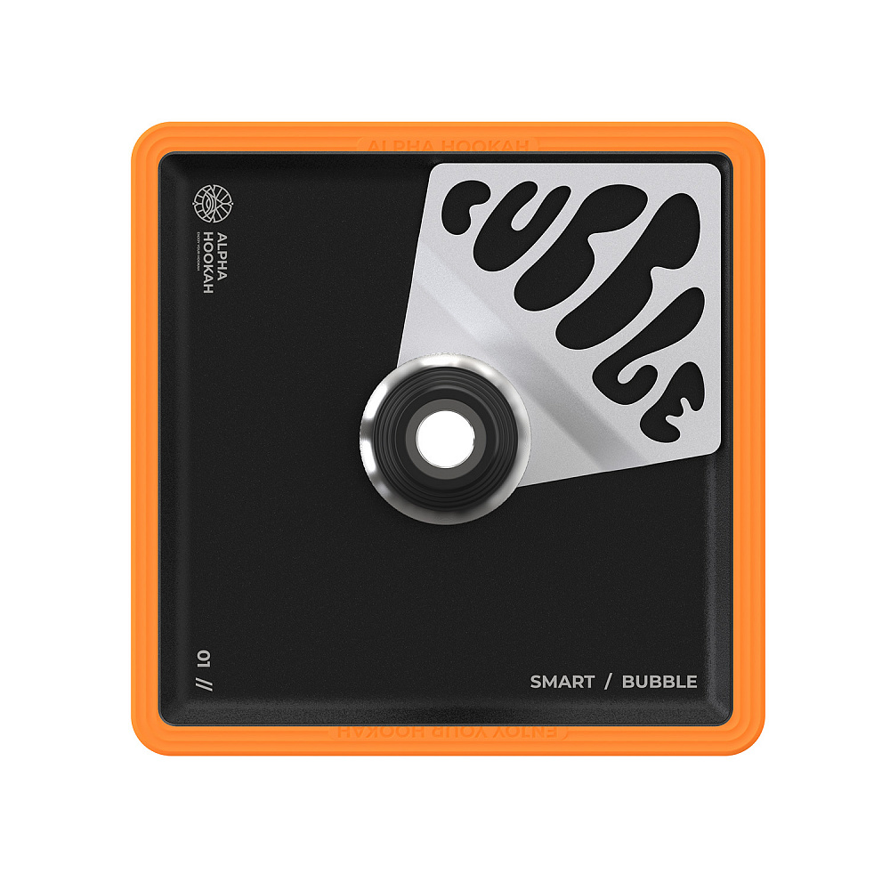 Alpha Hookah Smart Bubble Orange Hookah - Image 6