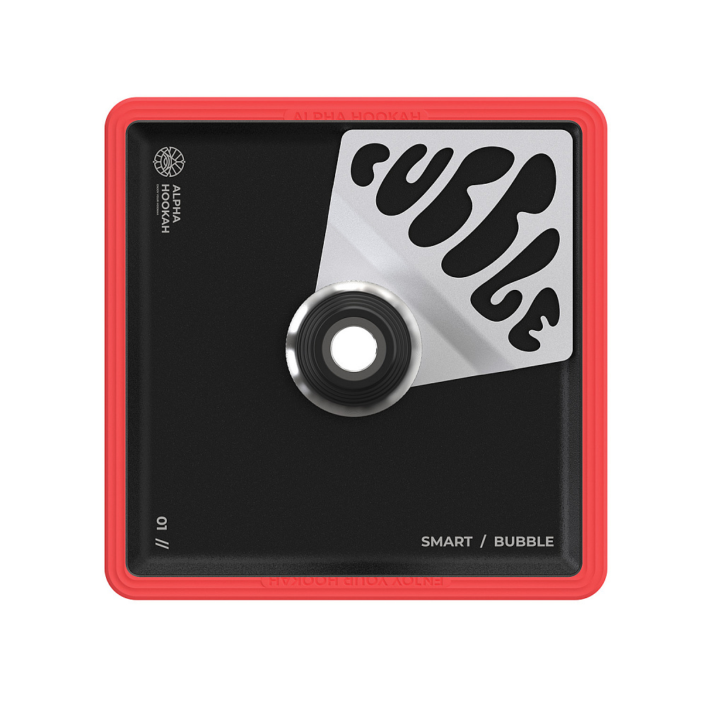 Alpha Hookah Smart Bubble Red Hookah - Image 6