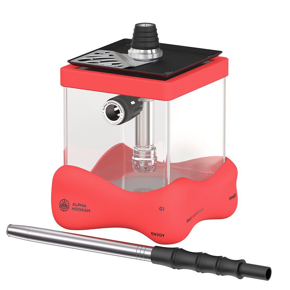 Alpha Hookah Smart Bubble Red Hookah