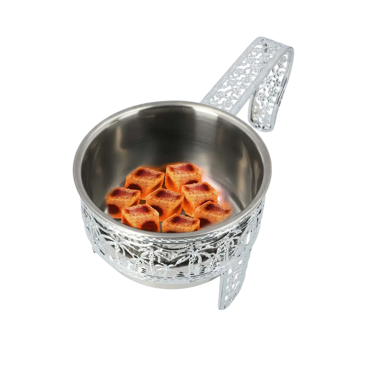 AO Arabesk Silver charcoal carrier - Image 3